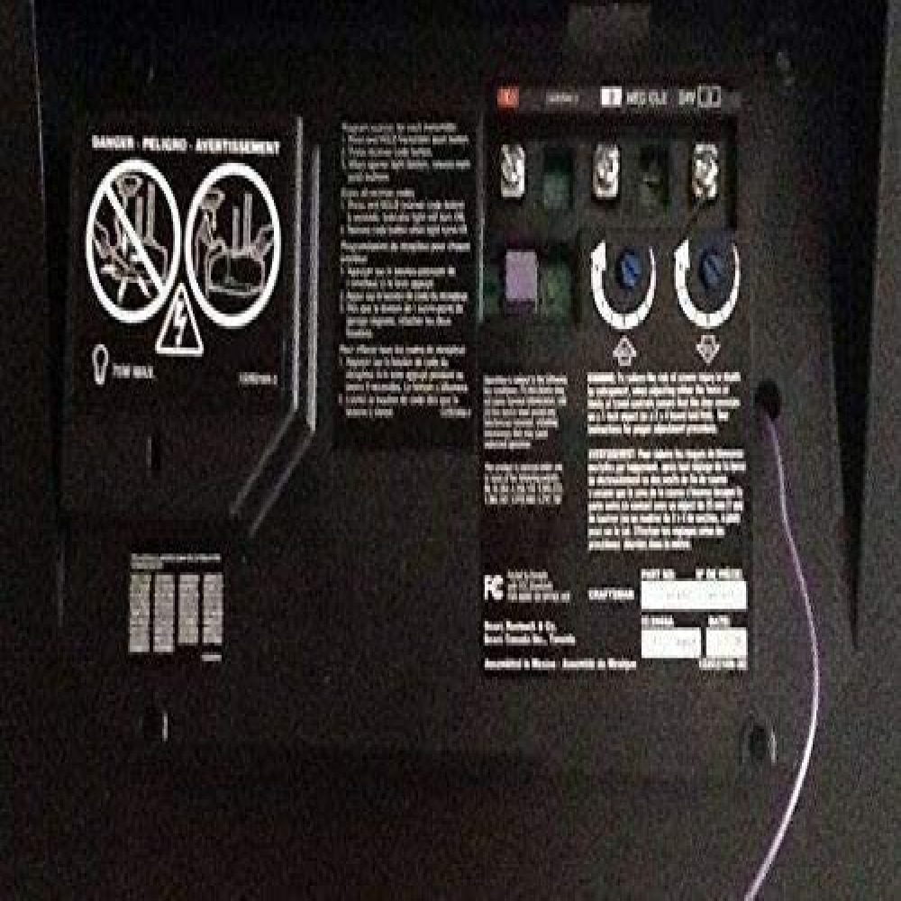 Craftsman 315 Garage Door Opener Battery Size Dandk Organizer
