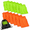 Green+orange-6-Medium, variant on Black+white-6 Large Unbranded Athletic Practice Scrimmage Vests