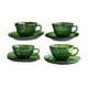 thumbnail image 4 of Juego de 4 tazas de té en miniatura para casa de muñecas, escala 1/6, para decoración de casa de juegos. Verde, 4 of 9
