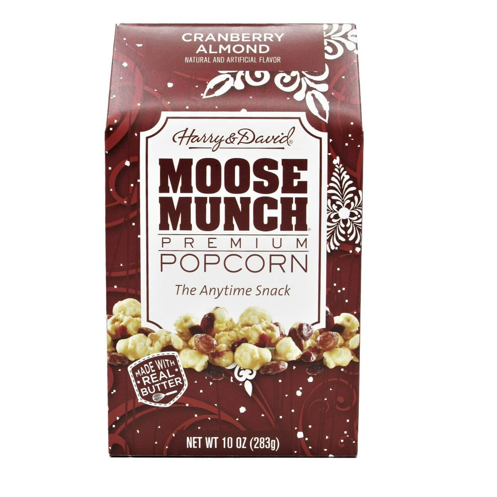 Harry & David Moose Munch Gourmet Popcorn Cranberry Almond