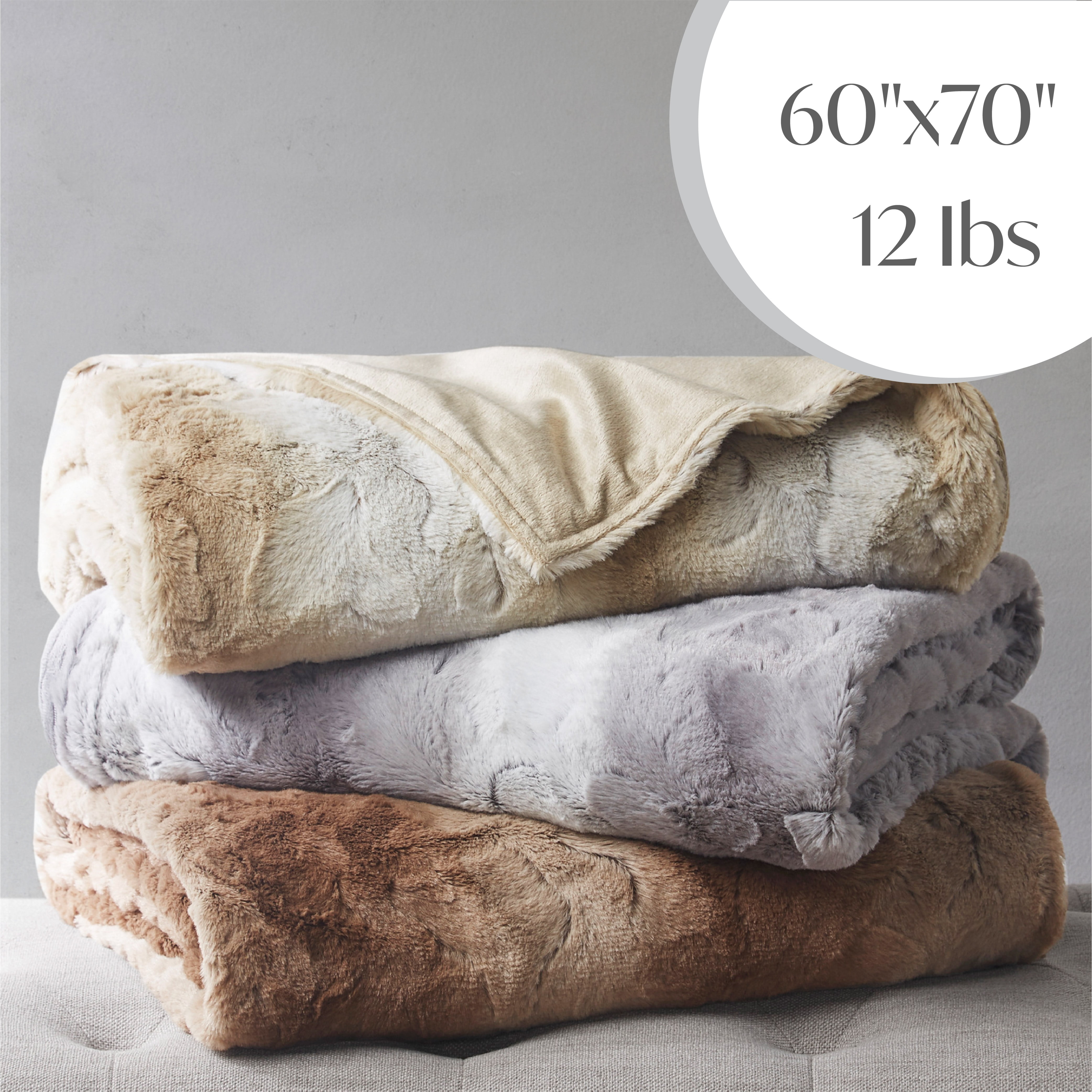 Beautyrest 60"x70" Oversized Weighted Blanket with Removable Cover Cozy