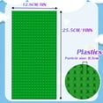 thumbnail image 2 of ERDS-10x5 inch Classic Baseplates, Building Bricks Plates Compatible for Major Brands, Ideal for Kids 6+ & STEM Activities, Inspiring Creativity & Learning(Green*2), 2 of 4