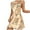 Beige, variant on Tnhcen Women's Heart-Print Nightgown Silky Satin Sleepwear Spaghetti Strap Loose Nightdress Home Wear S-4XL Multiple Colors Available Beige
