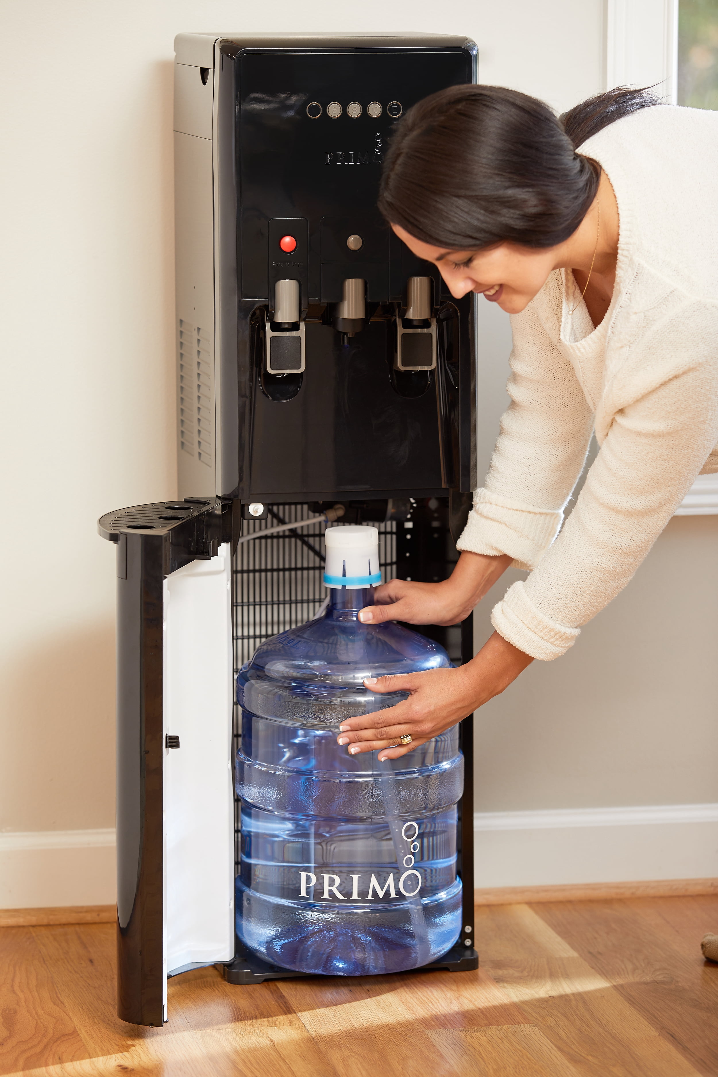 Open Box Primo 601088 Bottom Loading Hot/Cold Water Dispenser, Black
