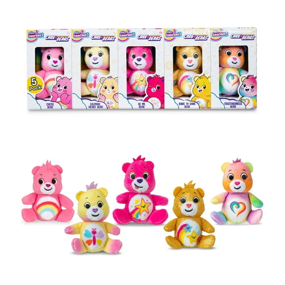 Micro Teenies Care Bears 5-Pack - Big Fun…Micro sized! Collect them all! Ages 3 Years and Up