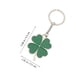 thumbnail image 2 of 4 llaveros de regalo del Día de San Patricio con colgante de trébol de cuatro hojas de la suerte, 2 of 8