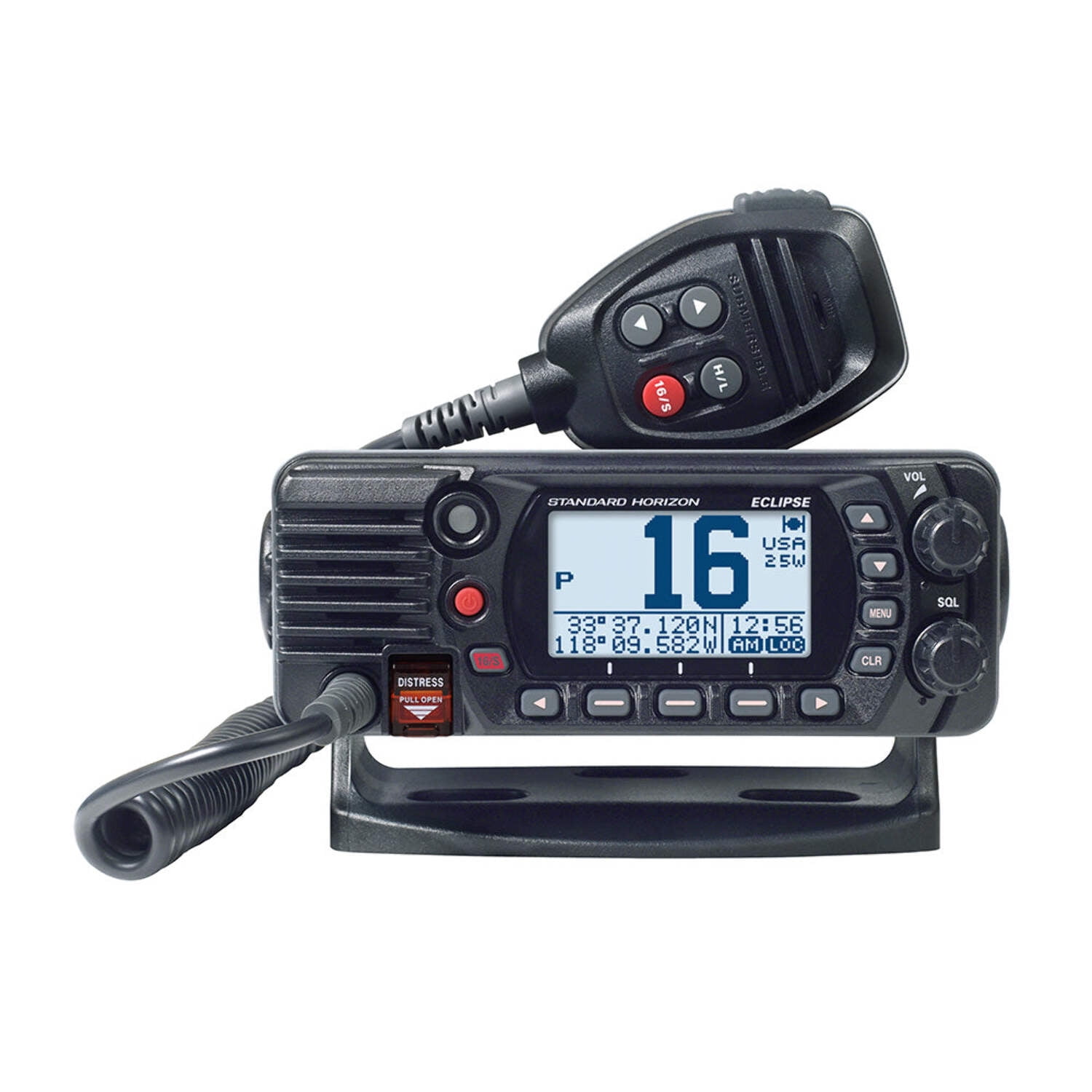 Standard Horizon Fixed Mount VHF with GPS - White - Walmart.com