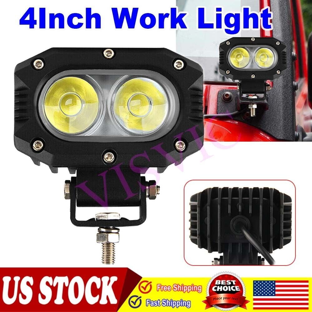 NEW 4'' 720W LED Work Light Car Spot Bar Off road Fog Lamp 4WD UTE ATV SUV Truck