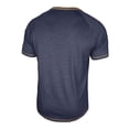 thumbnail image 5 of Mens Henley T-Shirts,Henley Short Sleeve Jersey Cotton Shirts,4 Button Tee Shirts Multi Color,Classic Casual T Shirt with Pocket Dark Blue, 5 of 6