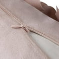 thumbnail image 6 of JWH 3D Handmade Decorative Aesthetic 3D Velvet Flower Accent Pillow Case Floral Cushion Cover for  Room Decor Girl Gift 12x20inch in Dusty Pink, 6 of 10