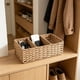 thumbnail image 5 of Paper Rope Woven Divided Storage Basket 3 Compartment Organizer For Bathroom Toiletries And Home Decor, 5 of 6