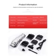 thumbnail image 3 of Professional Electric Hair Clipper Beard Trimmer Hair Cutting Machine Grooming Kit US Plug (Silver), 3 of 5