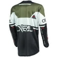 thumbnail image 4 of Oneal Element Warhawk Black/White/Green Motocross Dirt bike Offroad MX Jersey Pants Combo Package Riding Gear Set Jersey, 4 of 6
