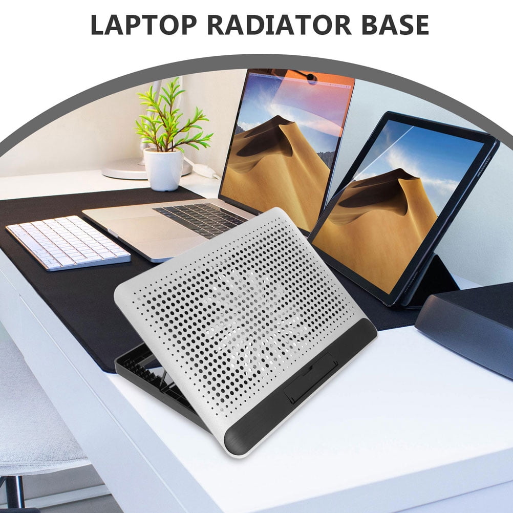 TABLZONE Quiet Laptop Cooling Pad with Skid Resistant Design and Rotary Fan Control for Home Pc