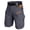 Grey@GC@, variant on CONZONE Mens Casual Cargo Shorts Elastic Waist Drawstring Summer Shorts for Men Usa Flag Graphic Lightweight Loose Fit Workout Gym Shorts With Pockets