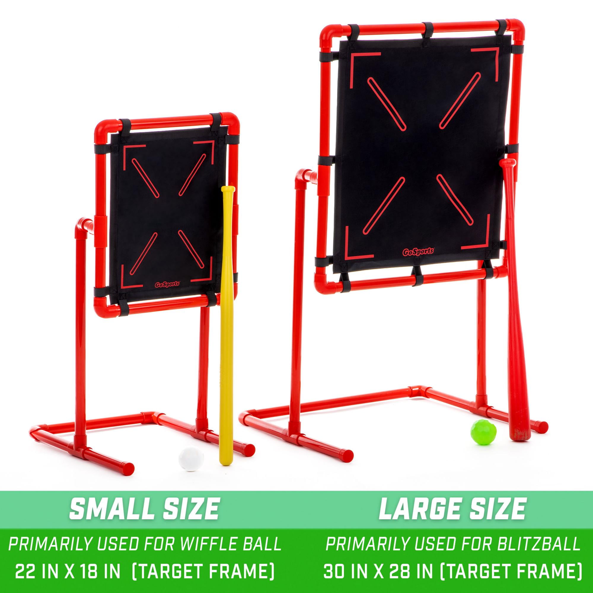 GoSports Baseball Strike Zone Target for Plastic Balls - Compatible with Blitzball and Wiffle Ball