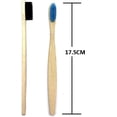 thumbnail image 5 of Nuevo Paquete 10 Cepillos de Dientes de Bambú - Biodegradables con Cerdas Suaves Multicolores, 5 of 5