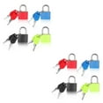 thumbnail image 1 of Langgg 4x Keyed Padlocks Ultimate Locking Solution For Suitcase Easy To Small Padlocks For Suitcases 2Set, 1 of 6