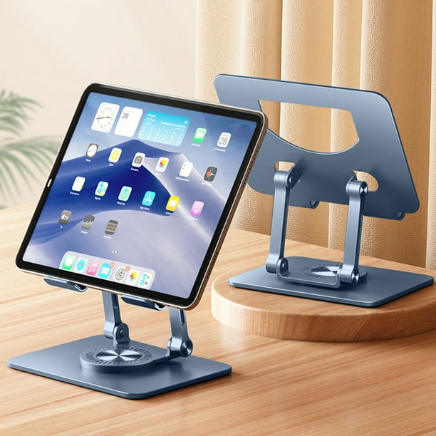 Soporte Para Tableta Soporte Plegable Para Tableta Soporte De Rotación 360 Para Tableta De Teléfono De 4.7-12 Pulgadas (Gris) WDOplteas Para estrenar