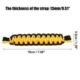 thumbnail image 4 of Unique Bargains 2pcs Door Strap Swing Doors Limiting Check Straps Nylon for Jeep Wrangler TJ JK JKU JL JLU YJ for Gladiator JT 2/4 Door 87-21 Yellow, 4 of 6