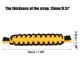 thumbnail image 3 of 2uds Correa de puerta Unique Bargains Nylon Negro Amarillo, 3 of 5
