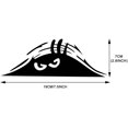 thumbnail image 1 of 2 piezas de pegatinas de coche de ojos aterradores, pegatina de elfo asomándose a escondidas, pegatinas negras impermeables de sonrisa y enojado para coche para parachoques de ventana de coche LingWen 9024715754424, 1 of 1