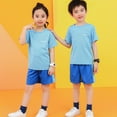 thumbnail image 2 of Baby Boy Outfit Summer Clothes Kids Spring Cotton Elastic Printed Short Sleeve Training 18-24 Months 2t 3t 4t 5t 6t Shorts Two Piece Set Pants Pieces, 2 of 7