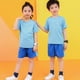 thumbnail image 5 of Gibobby Conjunto para bebé Niñas Conjunto de ropa deportiva de 2 uds de malla transpirable de Color de retazos de manga corta para niños pequeños y Niñass(Azul claro, 18-24 Meses), 5 of 5