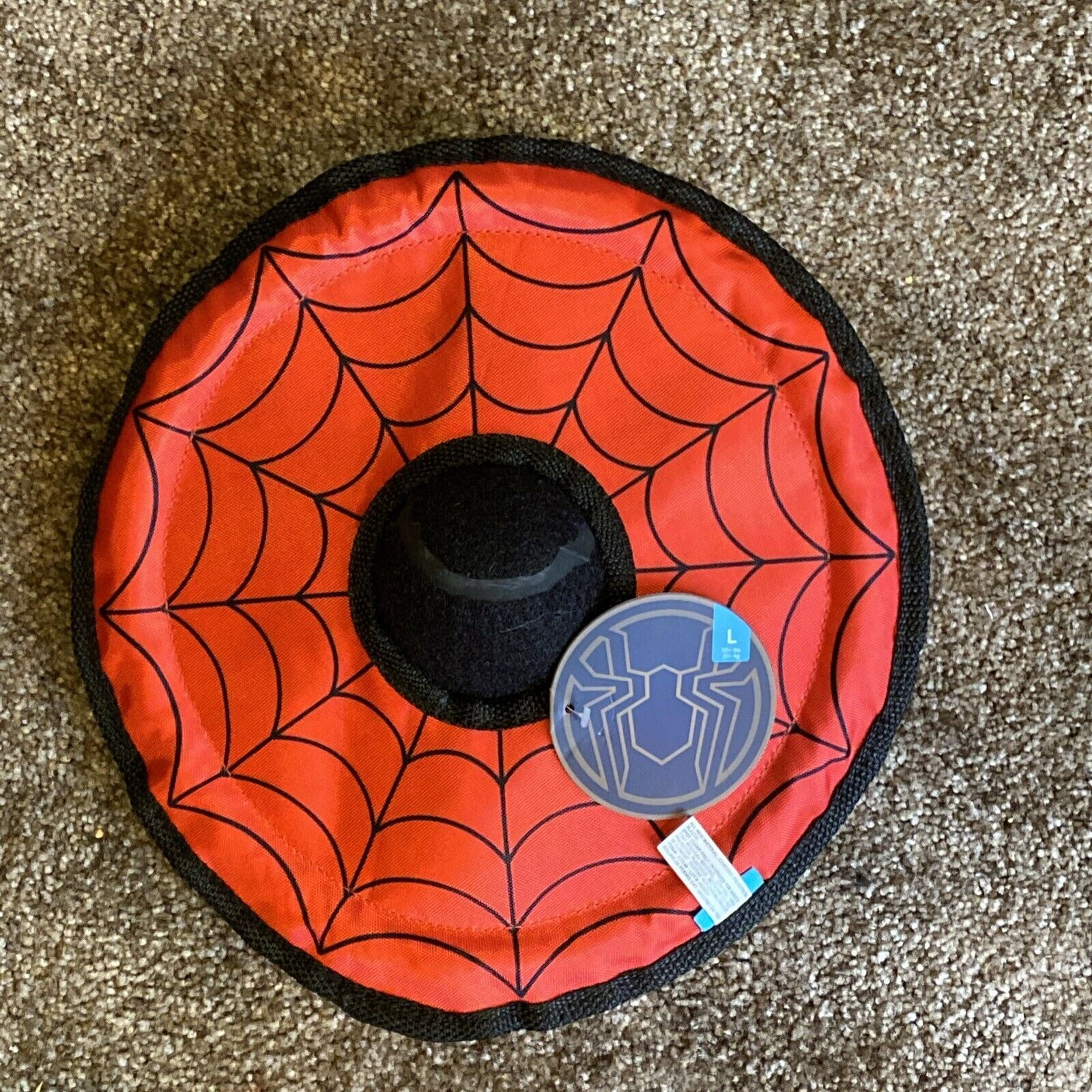 BarkBox Spider-Man Super Chewer Ball For M/L Dogs – Marvel No Way Home Rubber Toy