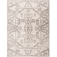 thumbnail image 3 of Hauteloom Pertek Vintage Traditional Living Room Bedroom Dining Room Area Rug - Bohemian Boho Carpet - Moroccan Farmhouse - Beige, Cream, Black - 2' x 3', 3 of 14