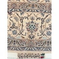 thumbnail image 5 of Pasargad Home 102" x 144" Hand-Knotted Silk & Wool Area Rug in Ivory/Peach, 5 of 6