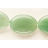 Flat Fine Jade Oval Beads Semi Precious Gemstones Size: 25x18mm Crystal Energy Stone Healing Power for Jewelry Making