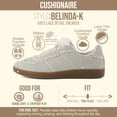 thumbnail image 3 of Cushionaire Kid's Belinda Lace Detail Casual Sneakers for Girls – Cute and Stylish Ribbon Lace-Up Girls Shoes with Soft Cushion Support, 3 of 33