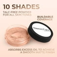 thumbnail image 7 of 2pc FOUNDATION with KABUKI BRUSH Mineral Makeup (LIGHT TAN) Matte Loose Powder Bare Face Cosmetics Full Coverage Long Lasting All Skin Types SPF 18, 7 of 7
