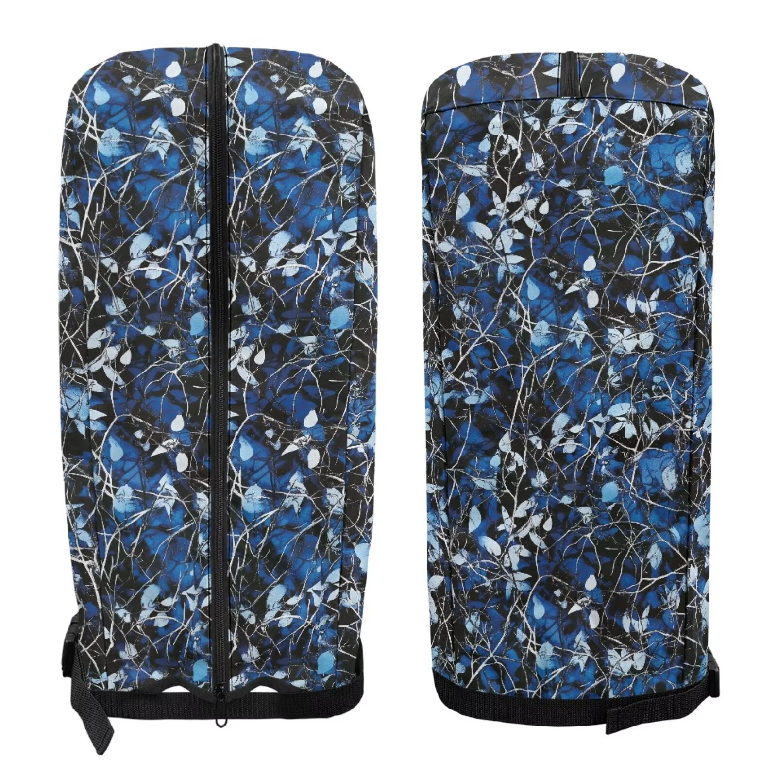 Chririnla Blue Hunting Camouflage Golf Bag Dust Cover Lightweight Dust Hood with Zipper Universal Fit for Most Golf Bags Golf Club Accessories