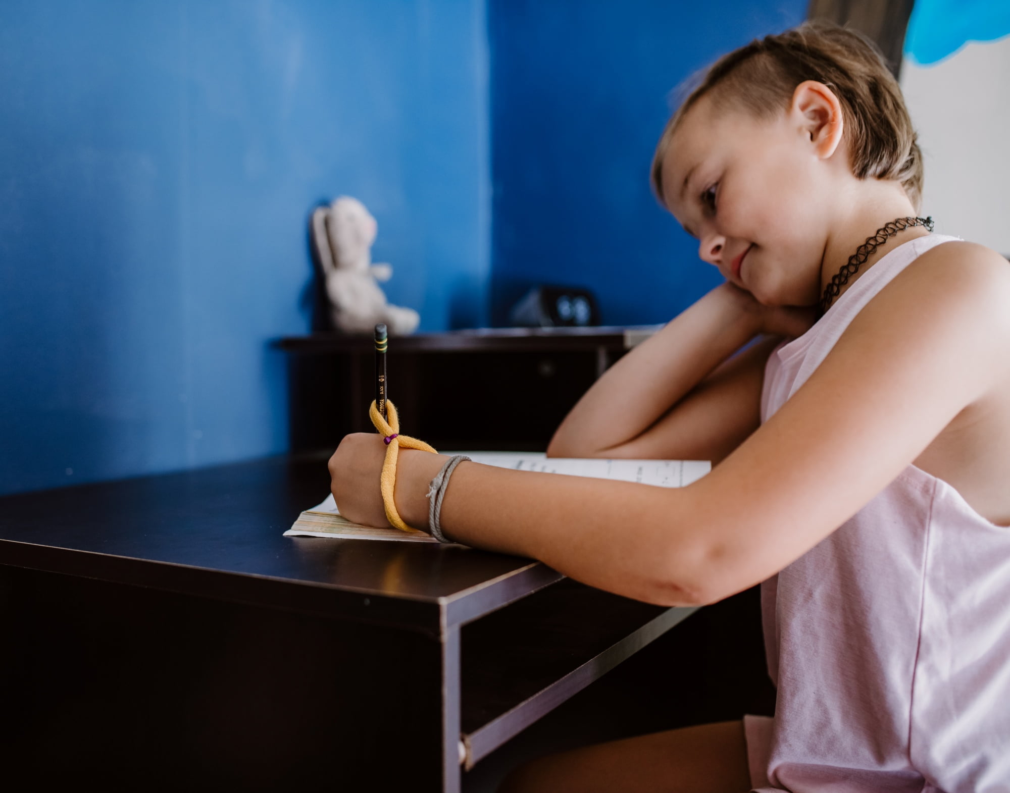 The Original OT Invented & Patented SportWriter, Hand Made in The USA, Handwriting Aid for a Proper Tripod Grip, Finger Position & Better Penmanship. Great for Kindergarten Age & Up (4 Pack)