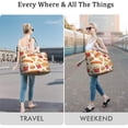 thumbnail image 5 of Weekender Bag Sport Travel Duffle Bag for Travelers on Short Trips French Frie, 5 of 5
