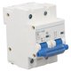thumbnail image 1 of Disyuntor de CC 10KA Capacidad de ruptura 36 mm Protección contra sobrecarga en carril DIN Disyuntor en miniatura DC500V 80A, 1 of 9