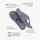 thumbnail image 4 of Sandalia Recovery OOFOS Original Slate para mujer 8, hombre 6, 4 of 7