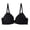 Black, variant on COMVALUE Women's Blissful Benefits Side Smoothing Underwire Bra (Khaki, 70B)