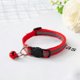thumbnail image 1 of Pet Bell Collar Safety Buckle Adjustable Reflective Cat Collar with Bell for Dogs Puppies KittensRed, 1 of 1