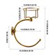 thumbnail image 3 of Candelabro Vintage con Toalla de Mano, 3 of 7