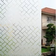 thumbnail image 2 of Window Privacy Film, Film Decorative Window, Film Sun Blocking Window, Tinting Film for Home, Static Clings Removable Frosting Bathroom Door Window Covering, for Home Office Glass, 2 of 8