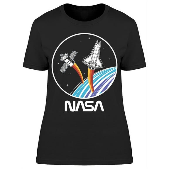 NASA Nasa Space Satelite Women T-Shirt, Female Medium
