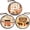#1, variant on 7 Inch Ceramic Trivet Wood Grain Heat Resistant Mat, Kitchen Pot Holder and Countertop Protector for Hot Dishes, Hanging Decor
