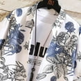 thumbnail image 6 of Mchoice Graphic Tees Men Summer Vintage Printed Short Sleeve Cuban Turndown Collar Shirts Hawaiian Shirts Blouse Tees, 6 of 7