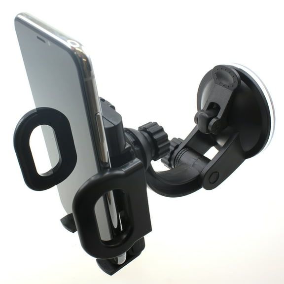 Car Mount For Verve Connect, ZMax 11 - Windshield Holder Glass Cradle Swivel Dock Suction Stand for Consumer Cellular Verve Connect, ZMax 11