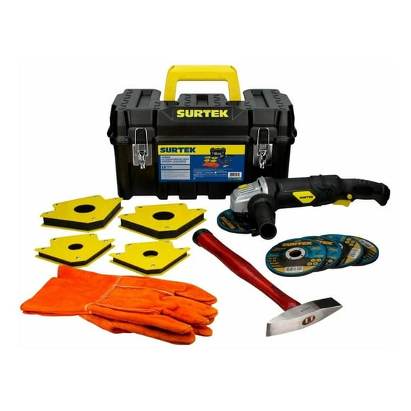 Kit Herramientas Herrero Soldador Esmeril Caja 13 Pzs Surtek SURTEK JH13