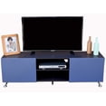 thumbnail image 3 of Mueble para TV Chocolate Azul Centro de entretenimiento Hogare Italy, 3 of 7