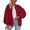 Red, variant on Womens Fall Fashion 2025 Oversized Zip Up Sweatshirt Jackets Casual Long Sleeve Outerwear Winter Outfits